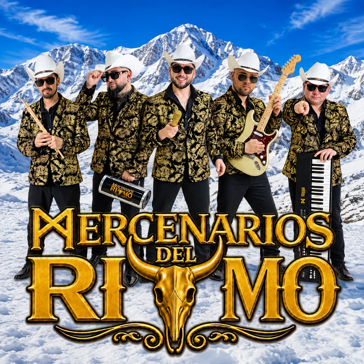 Mercenarios del Ritmo en la nieve